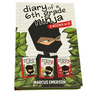 Diary Of A 6th Grade Ninja – 3 Books in 1 Kids Series Hard Cover